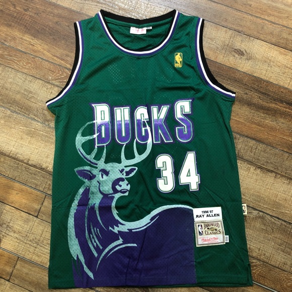 Mitchell & Ness Other - Ray Allen Milwaukee Bucks NBA Jersey Medium 🔥🔥